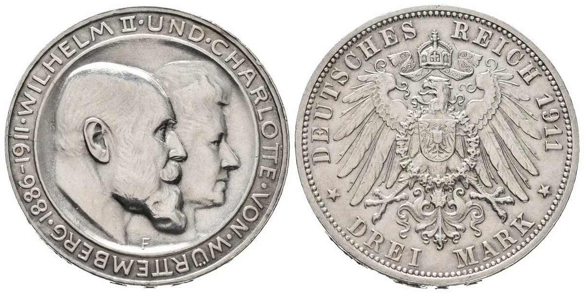 Württemberg, Wilhelm II., 1891 - 1918 — 1