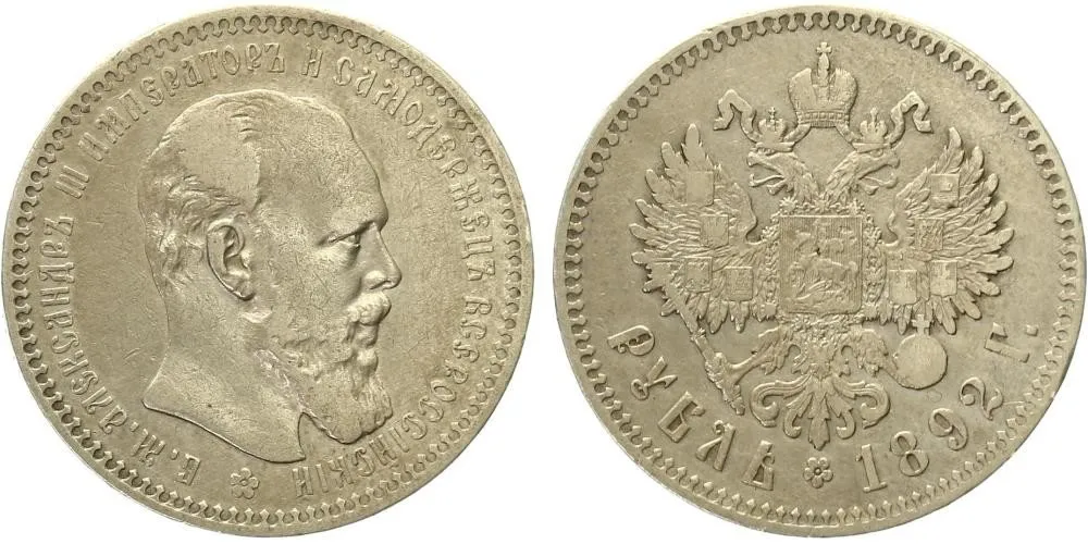 Rusko, Alexander III., 1881 - 1894 — 1