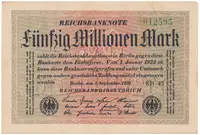 Německo, 50 Millionen Mark 1923, Ro.108e