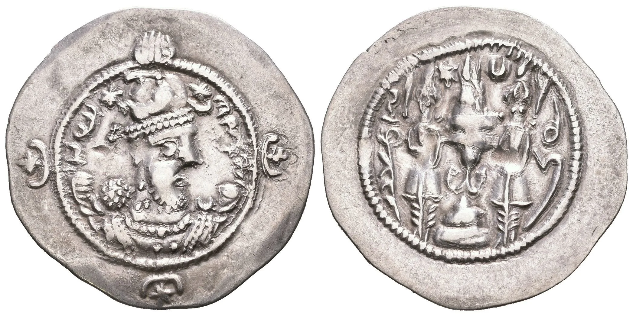 Drachma, minc. Pirouz Kart, PR, rok 5, Göbl.202, pěkná zachovalost, patina, — 1