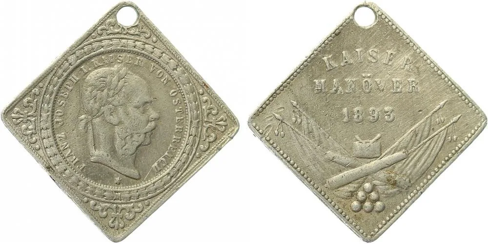 František Josef I., medaile vojenských manévrů — 1