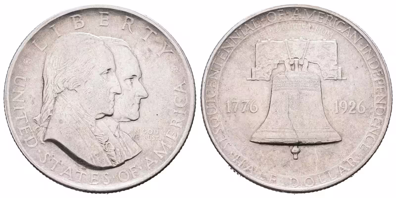 USA, 1/2 Dollar 1926 - U. S. Sesquicentennial of Independece