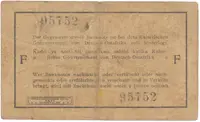 Německá Východní Afrika, 1 Rupie 1. 11. 1915, série F, R.918c - fotografie 2