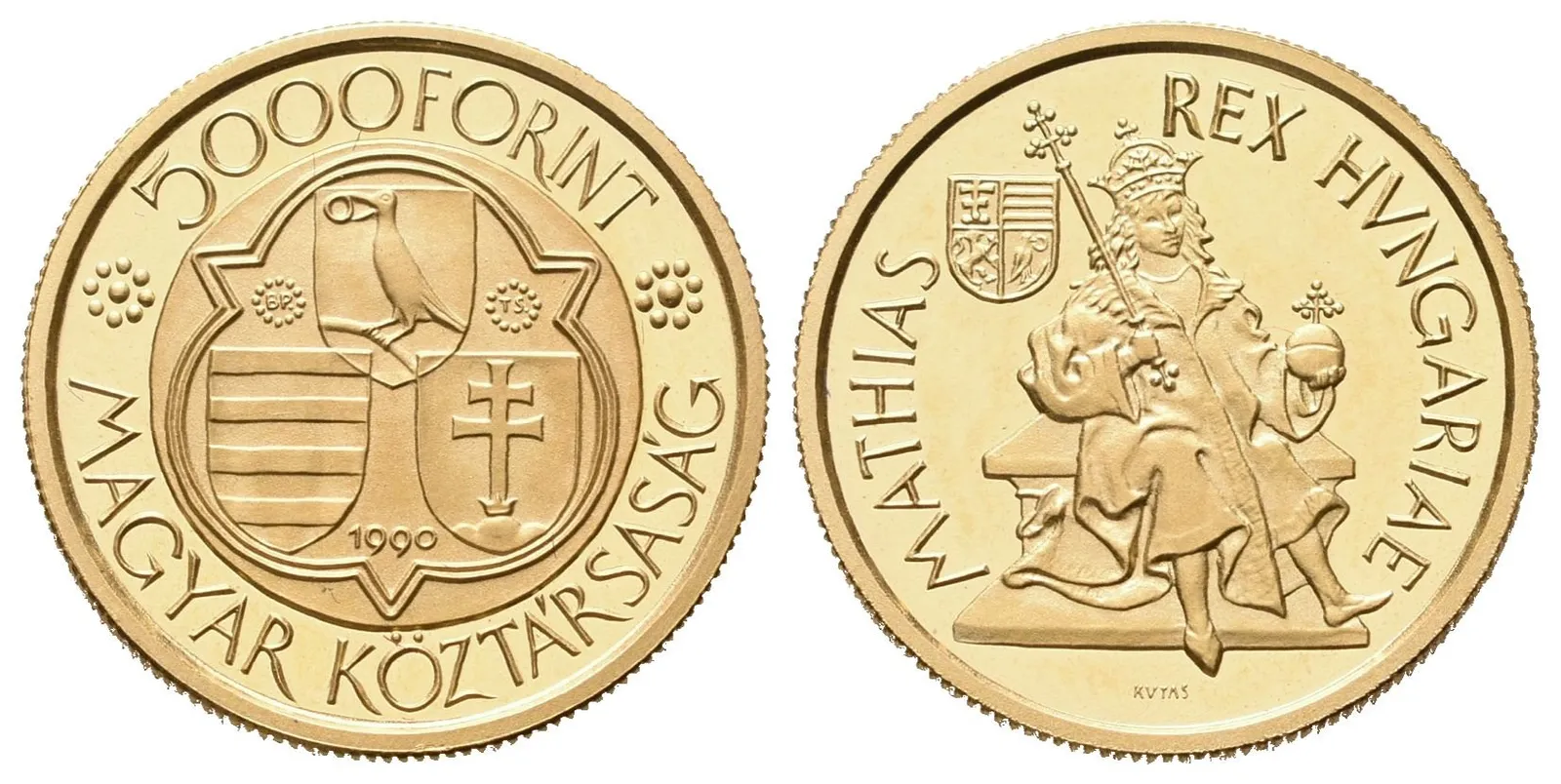 Maďarsko, 5000 Forint 1990
