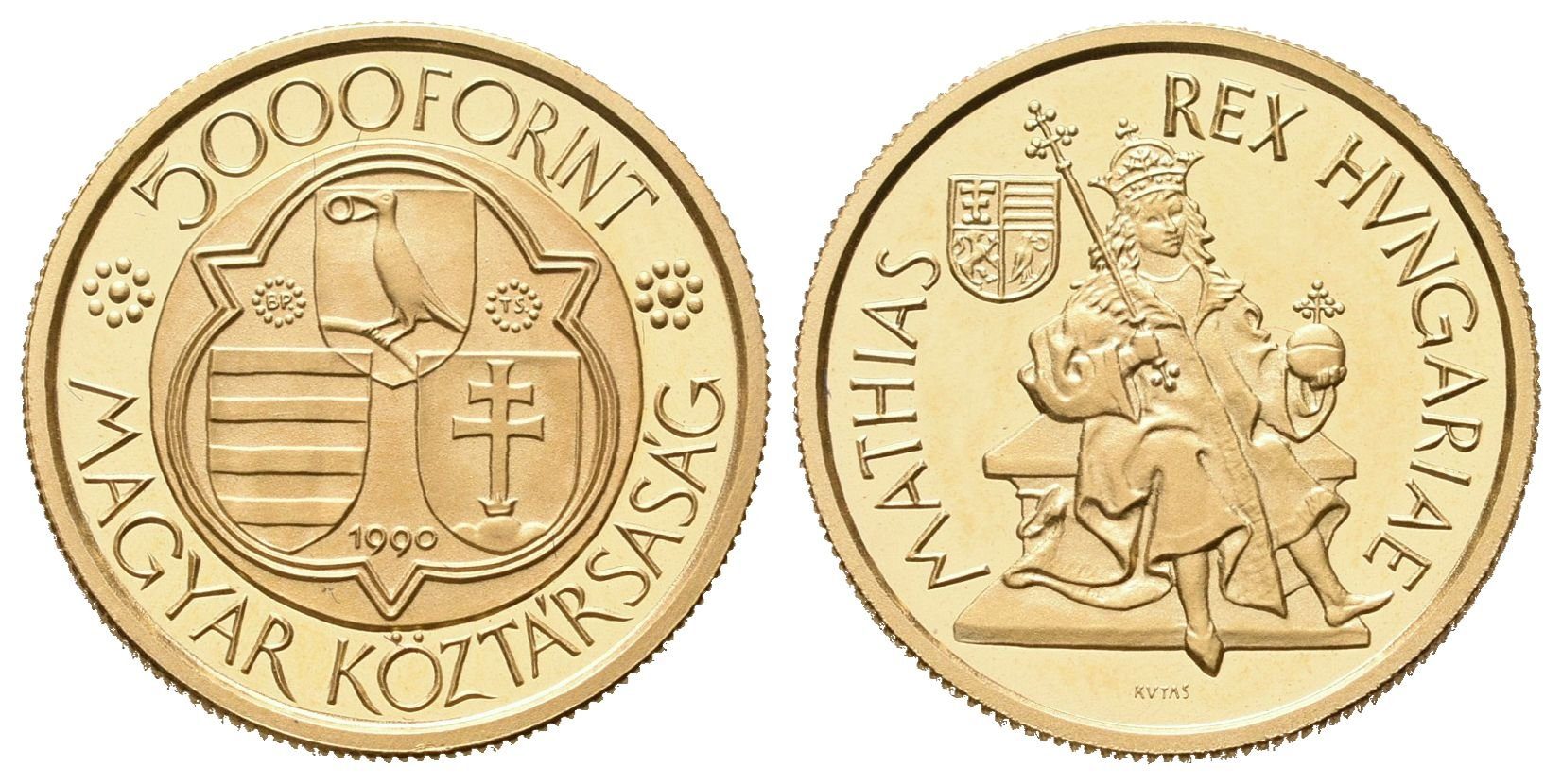 Maďarsko, 5000 Forint 1990