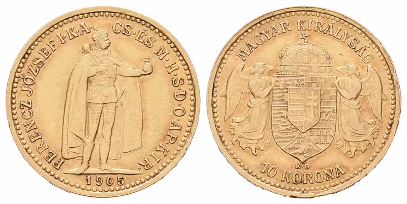 10 Koruna 1905 KB