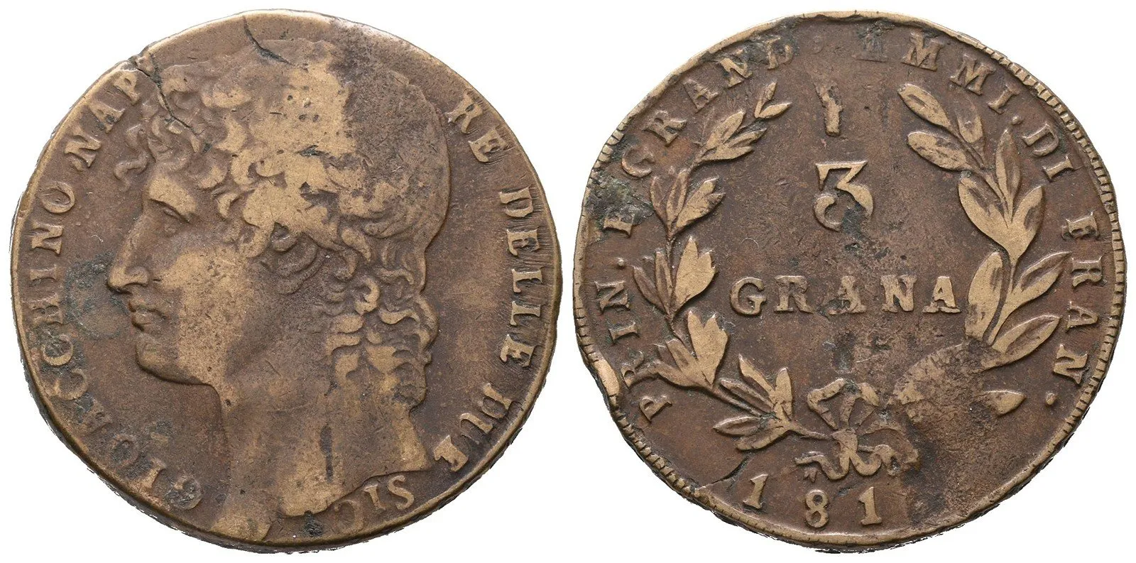 Itálie - Neapol a Sicilie, Joachim Murat, 1808 - 1815 — 1
