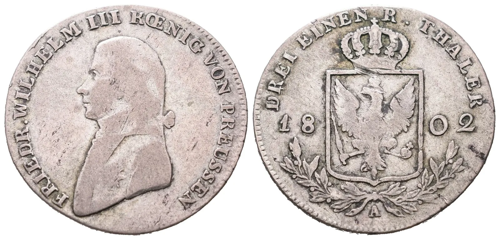 Prusko, 1/3 Tolaru 1802 A