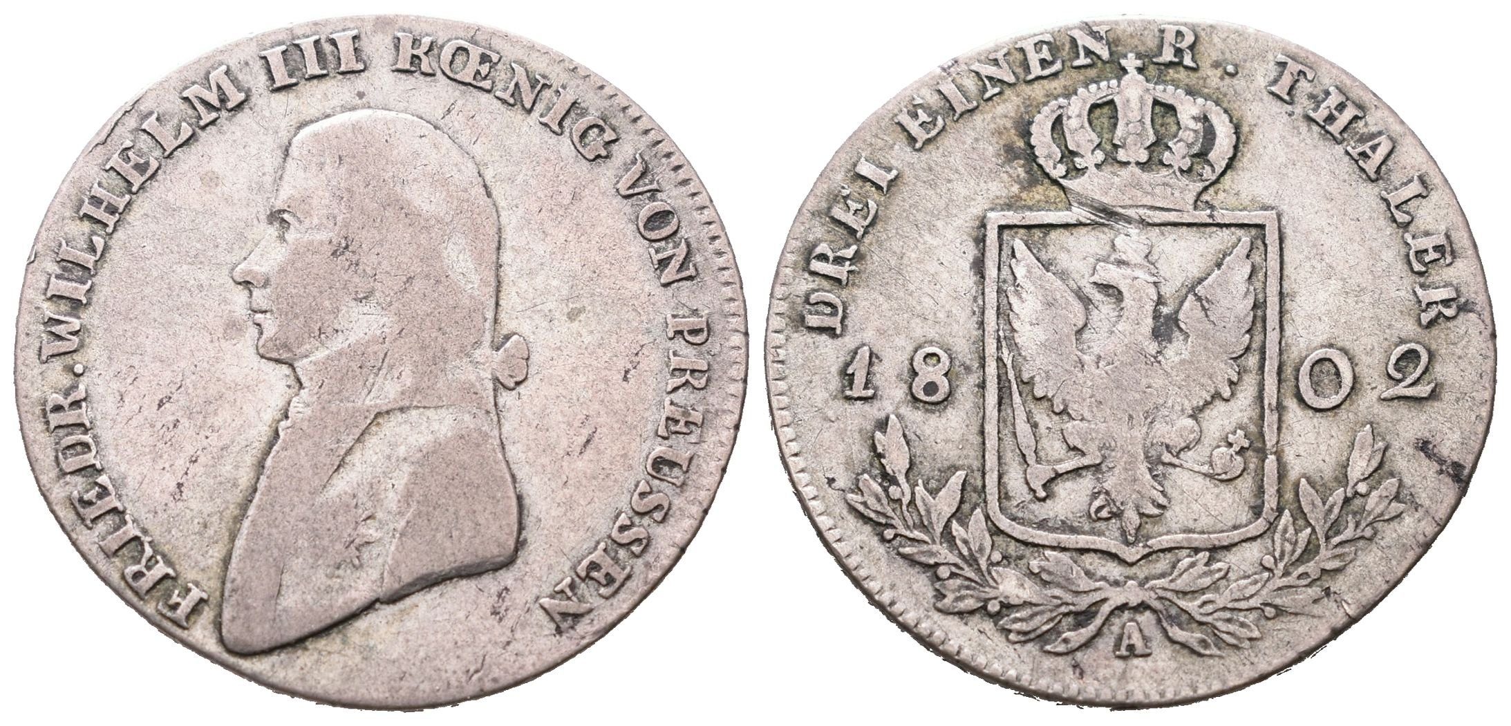 Prusko, 1/3 Tolaru 1802 A
