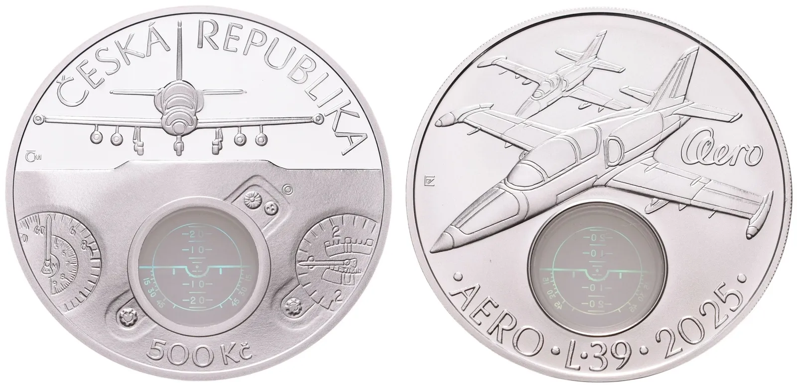 500 Kč 2025 - Letoun Aero L-39, PROOF