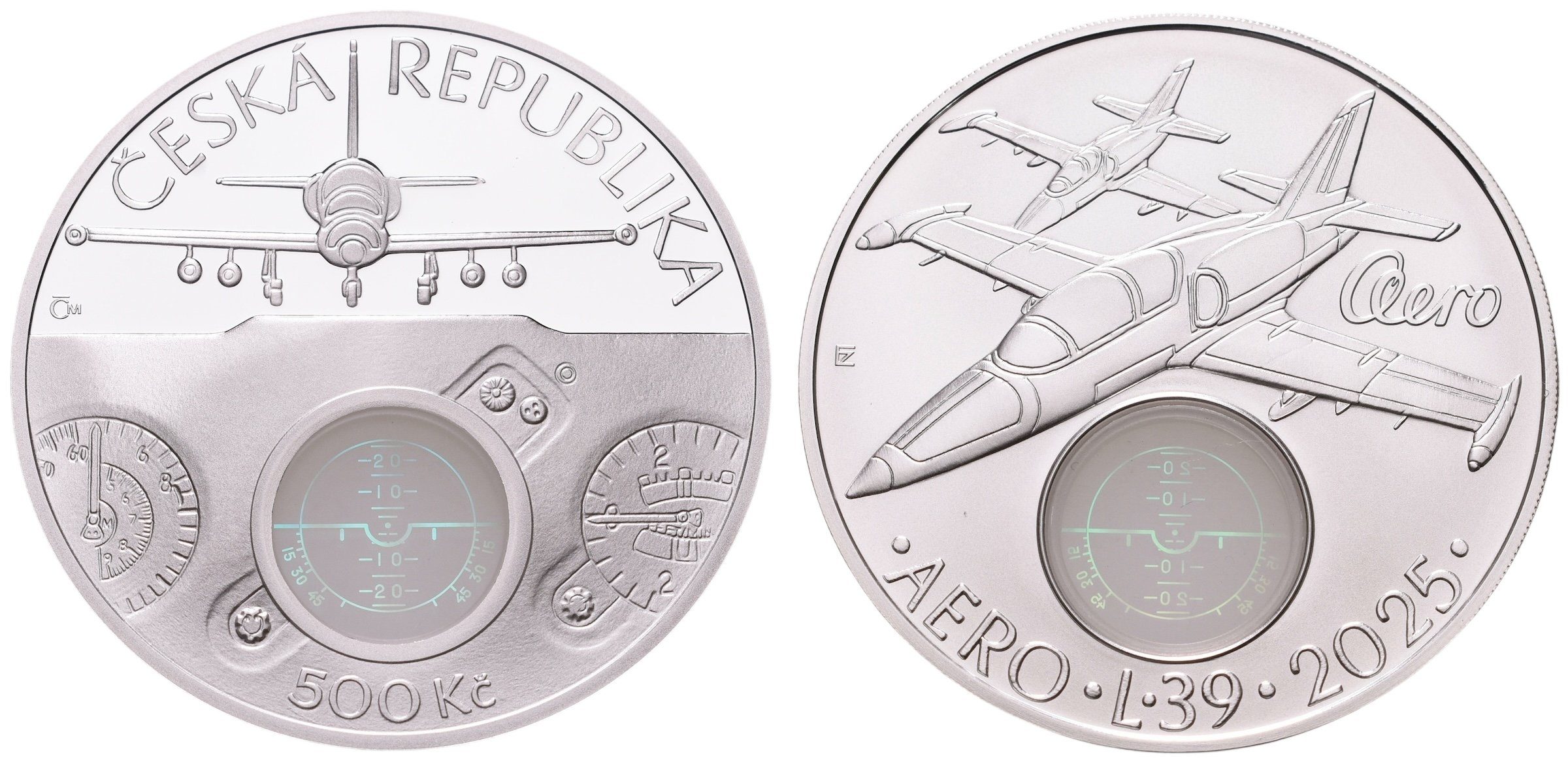 500 Kč 2025 - Letoun Aero L-39, PROOF