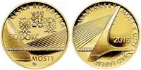 5000 Kč 2015 - Mariánský most v Ústí nad Labem, PROOF