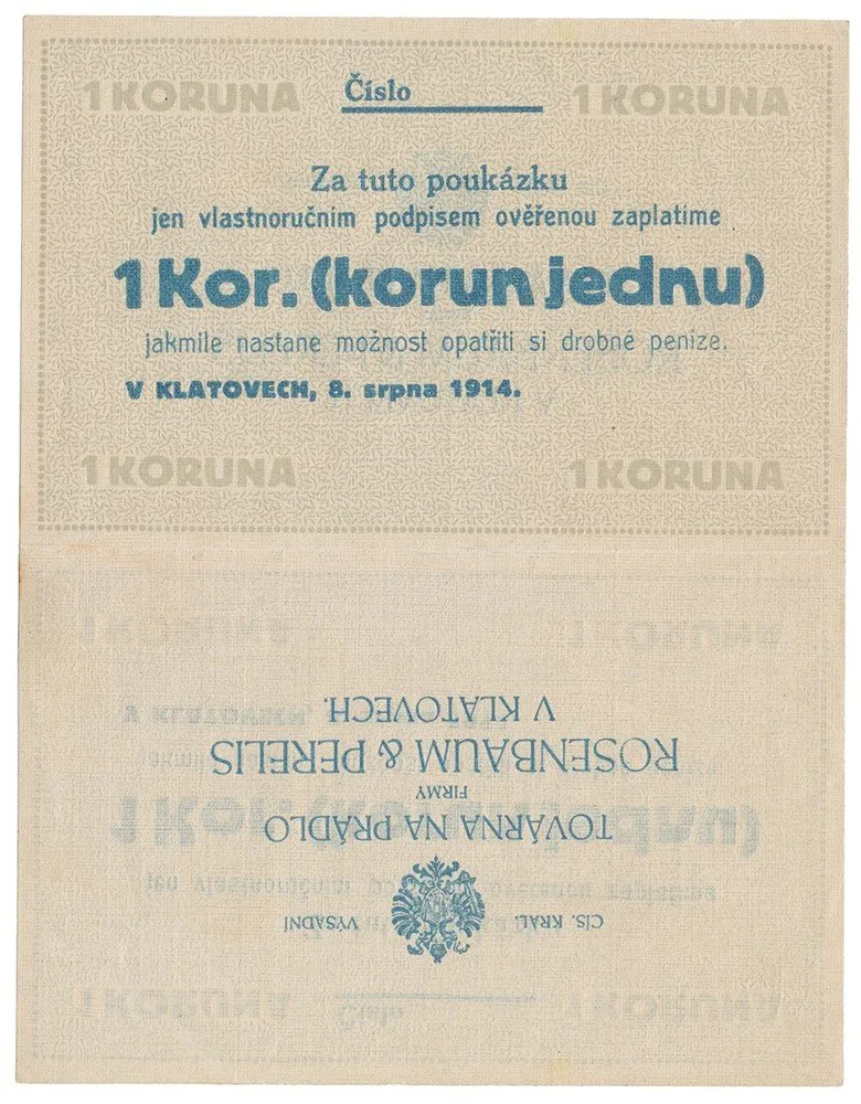 Nouzovky české od roku 1914 — 1