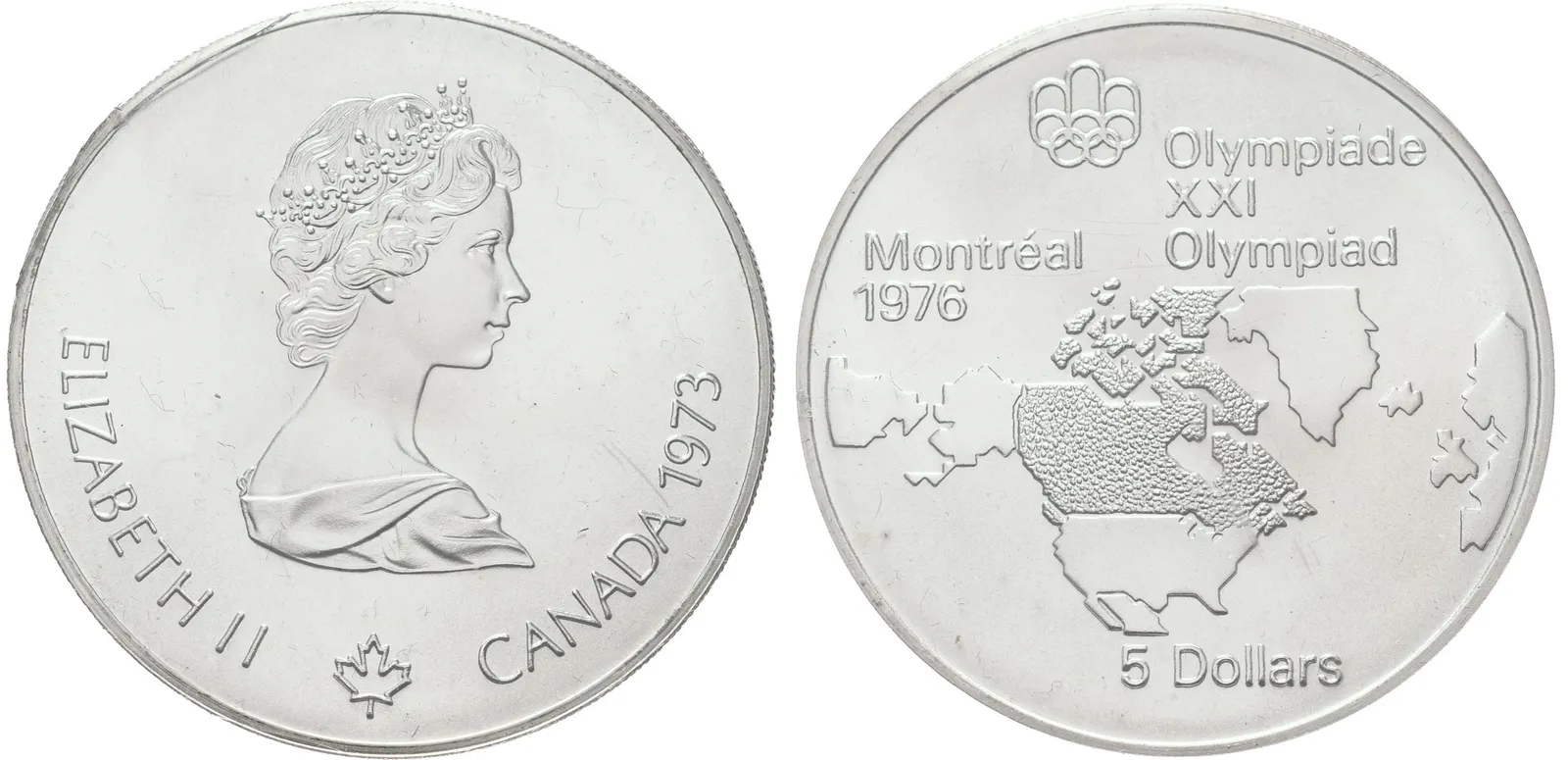 Kanada, 5 Dollar 1976 - XXI. Olympijské hry