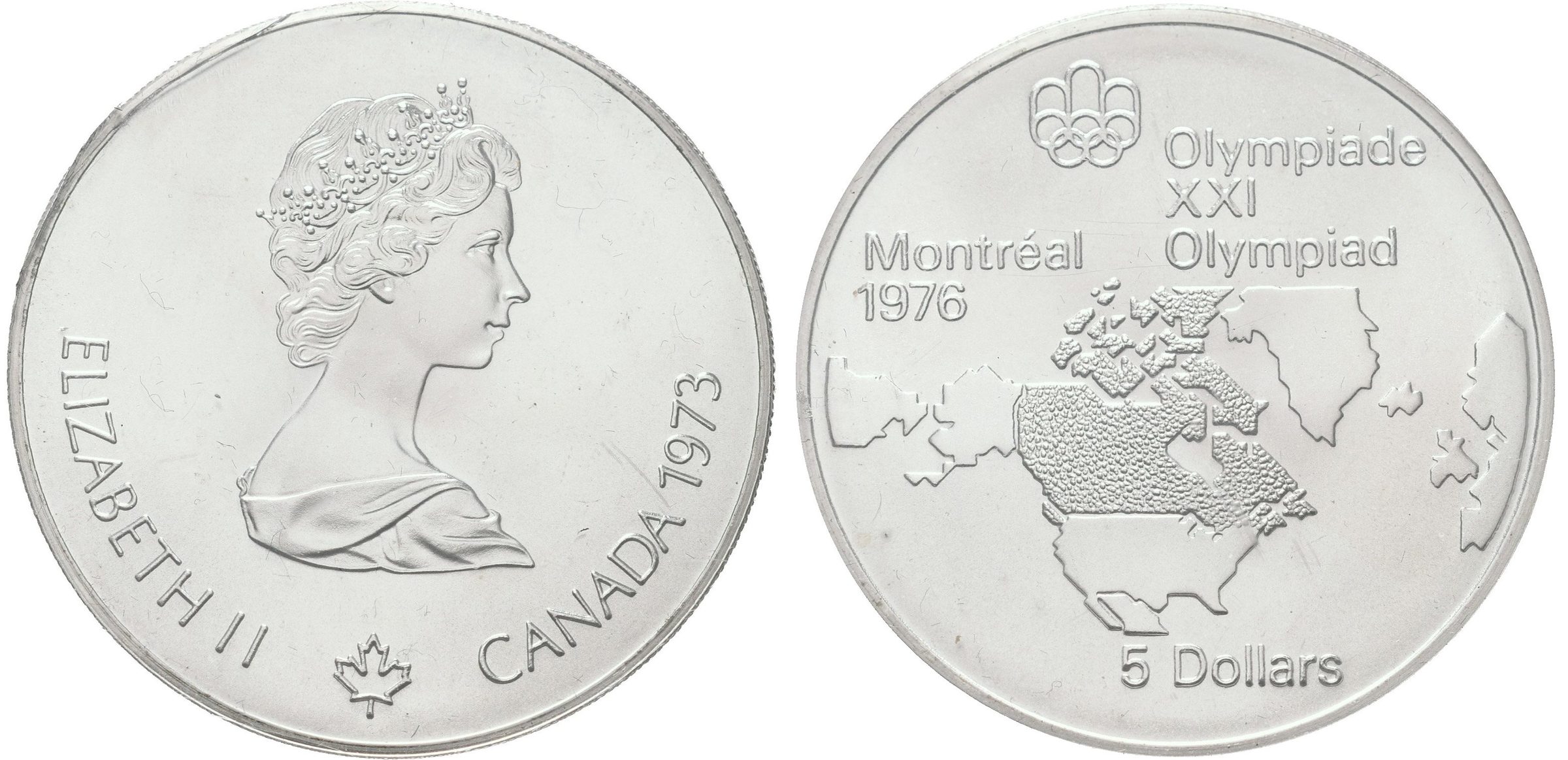 Kanada, 5 Dollar 1976 - XXI. Olympijské hry
