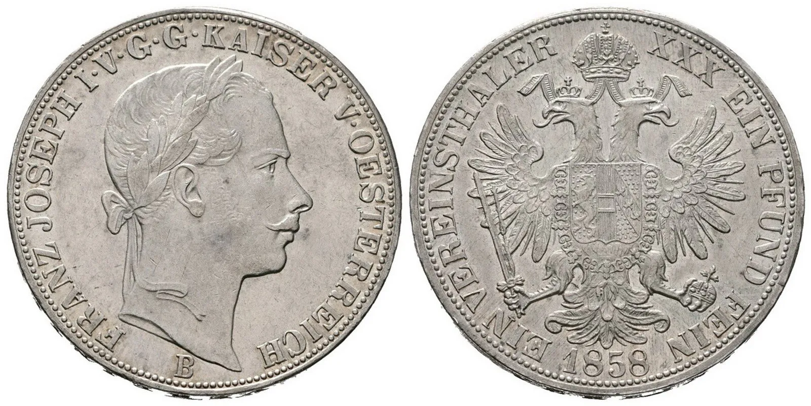 Rakouská a spolková měna, 1857 - 1892 — 1