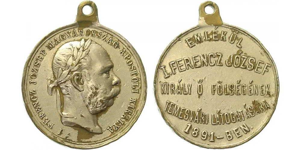 František Josef I., medaile na návštěvu a přítomnost císaře — 1