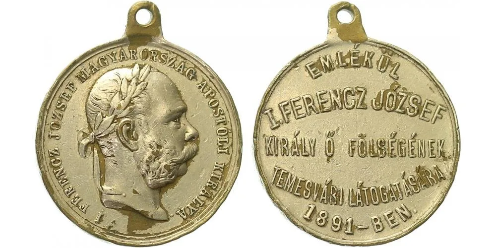František Josef I., medaile na návštěvu a přítomnost císaře — 1