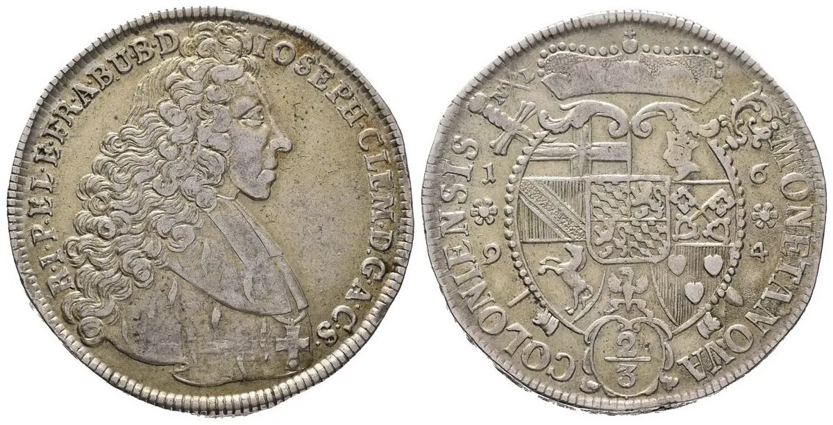 Köln - arcibiskupství, Josef Clemens von Bayern, 1688 - 1723 — 1