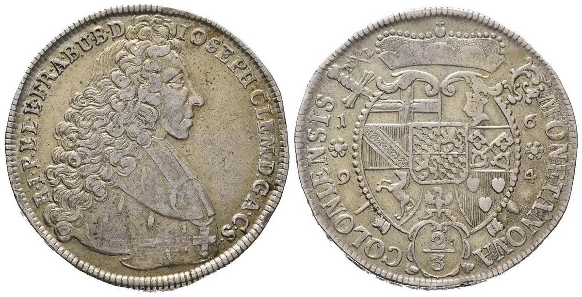 Köln - arcibiskupství, Josef Clemens von Bayern, 1688 - 1723 — 1