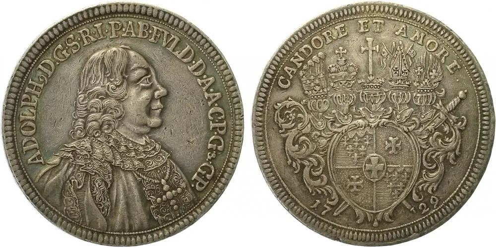 Fulda - opatství, Adolph von Dalberg, 1726-1737 — 1