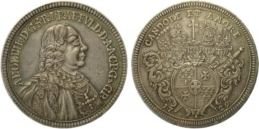 Fulda - opatství, Adolph von Dalberg, 1726-1737 — 1