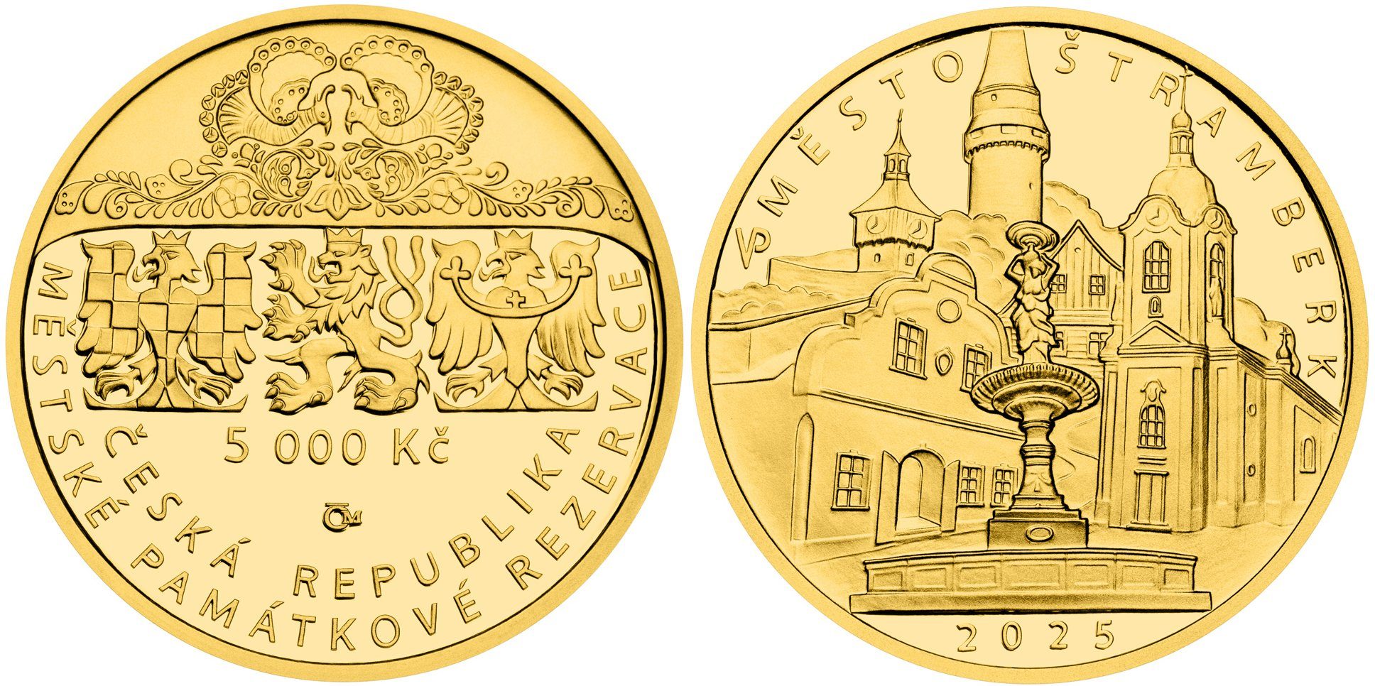 5000 Kč 2025 - Město Štramberk, PROOF