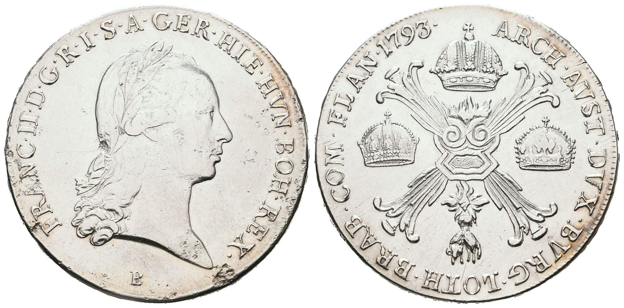 František II., Křížový Tolar 1793 B