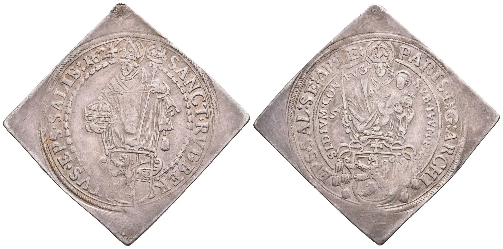 1/2 Tolarová klipa 1624, Šm.31-A-11 (14,27 g), m.o. jinak — 1