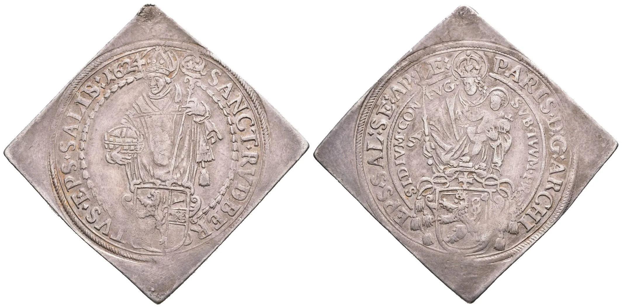 1/2 Tolarová klipa 1624, Šm.31-A-11 (14,27 g), m.o. jinak — 1