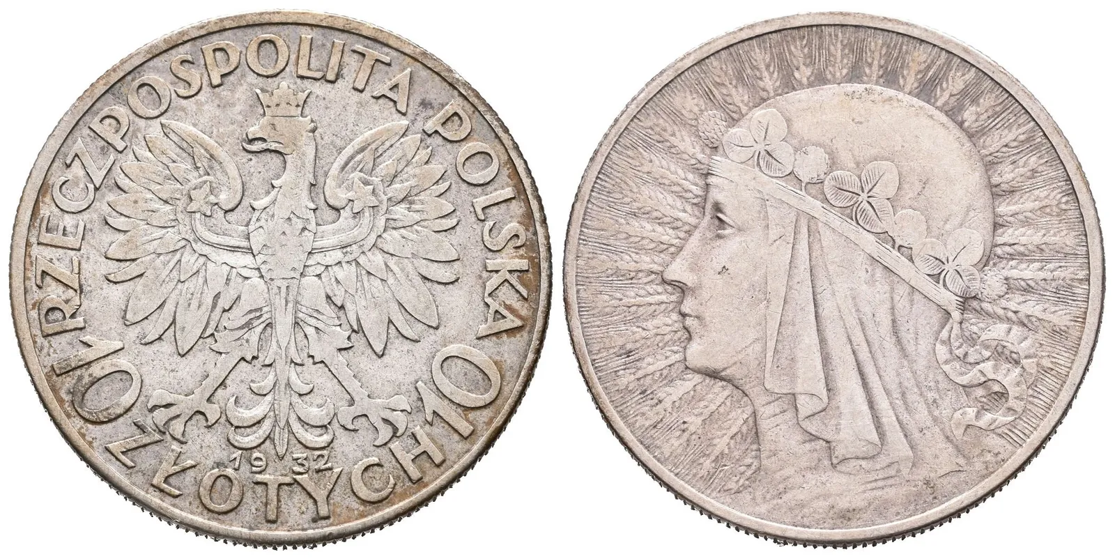 Polsko, 10 Zlotých 1932