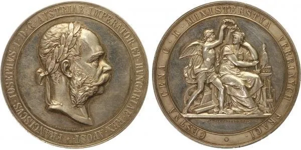 AR Medaile 1914 - Čestná cena C. K. Ministerstva veřejných prací