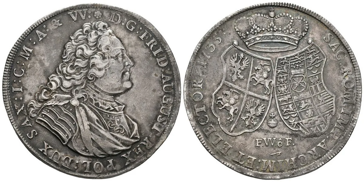 Sasko, Friedrich August II., 1733 - 1763 — 1