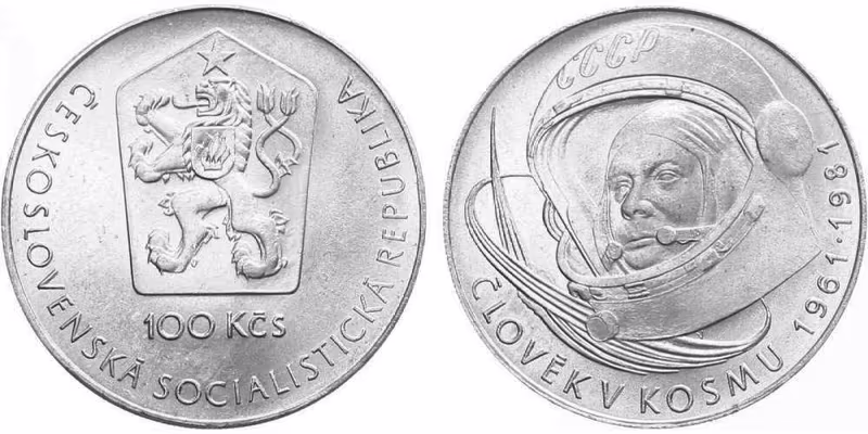 100 Kčs 1981 - Člověk v kosmu