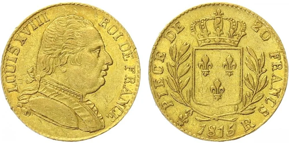 Francie, Louis XVIII., 1814/1815 - 1824 — 1