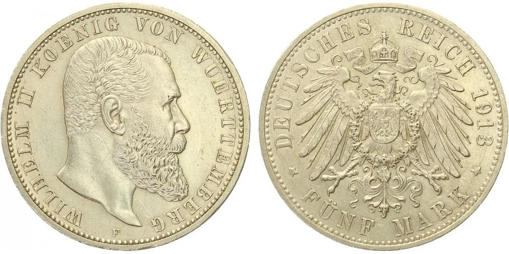 Württemberg, Wilhelm II., 1891 - 1918 — 1