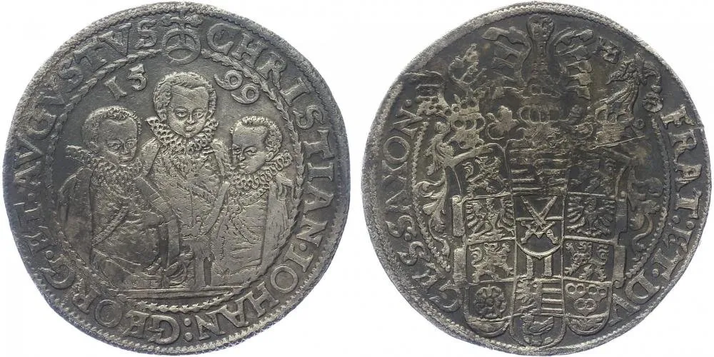 Sasko, Christian II., Johann Georg I. a August, 1591 - 1611 — 1