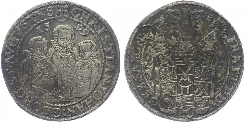 Sasko, Christian II., Johann Georg I. a August, 1591 - 1611 — 1