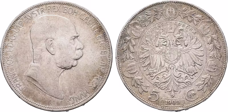 5 Koruna 1909