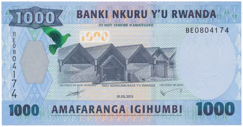 Rwanda, 1000 Francs 2015, P.39a