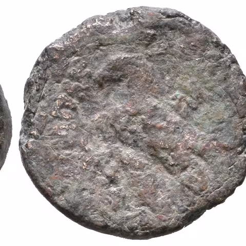 AE 40 Drachma, Alexandria, Portrét vpravo /  Orel stojící na blesku zleva se složenými křídly