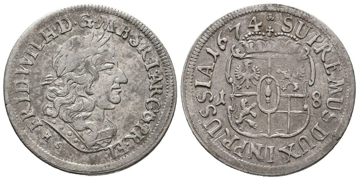 Brandenburg - Preussen, Friedrich Wilhelm, 1640 - 1688 — 1