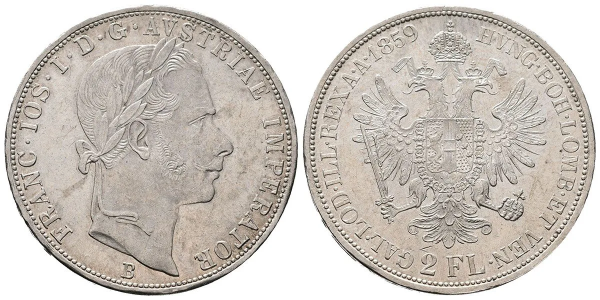 Rakouská a spolková měna, 1857 - 1892 — 1