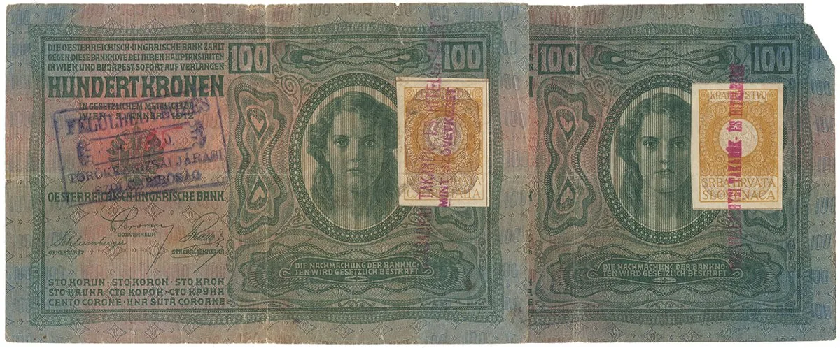 Razítkované R-U bankovky na Balkáně 1919-1921 — 1