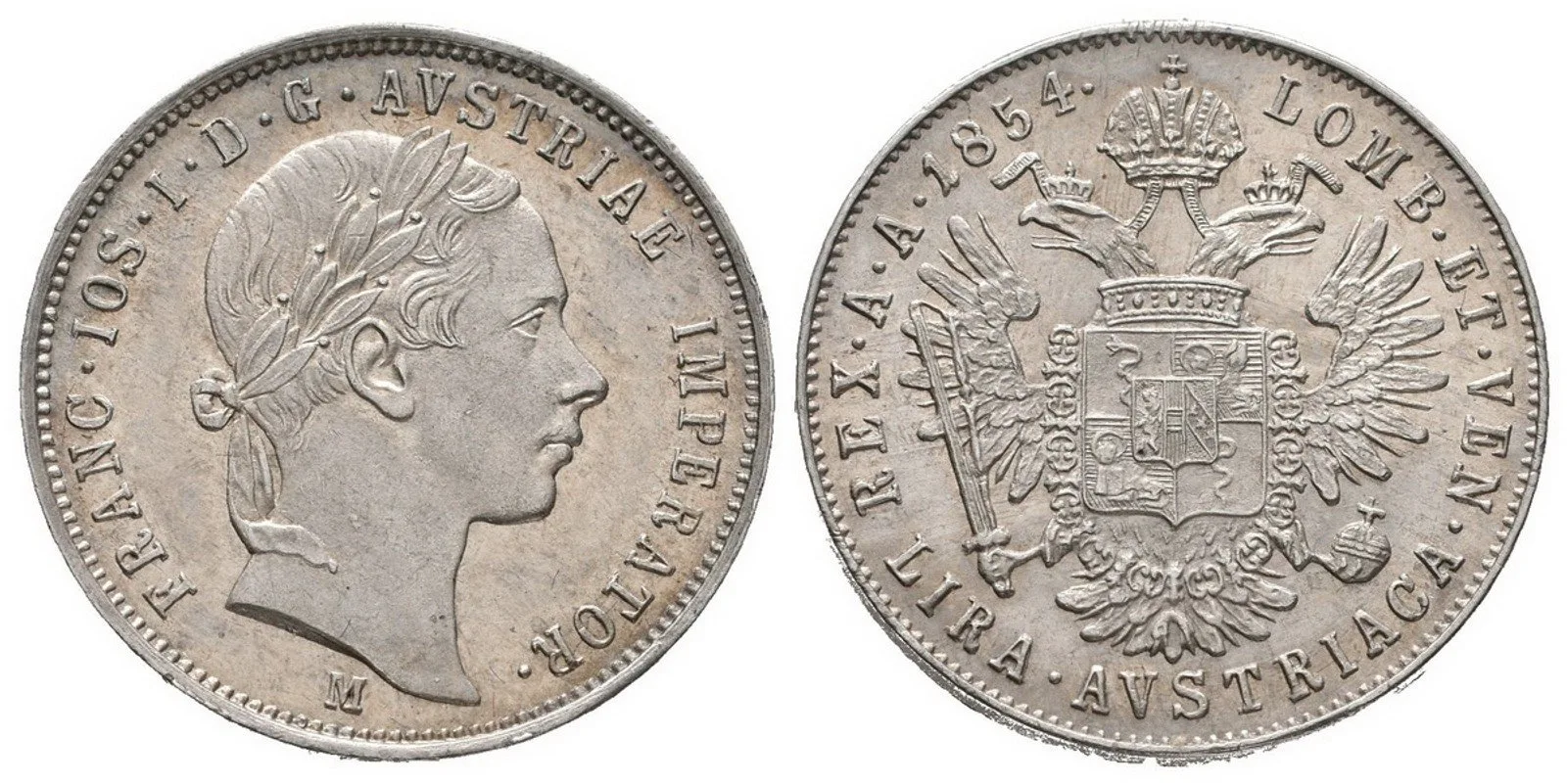 Konvenční měna, 1848 - 1857 — 1