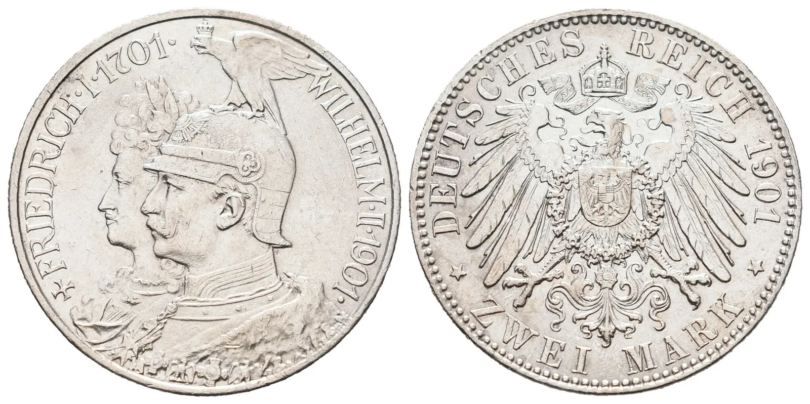 Prusko, 2 Marka 1901 A - Jubilejní