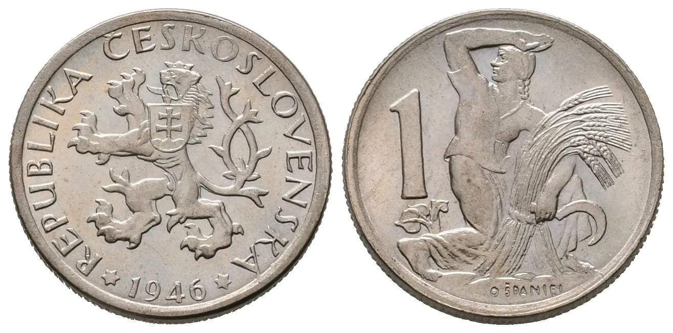 1 Koruna 1946