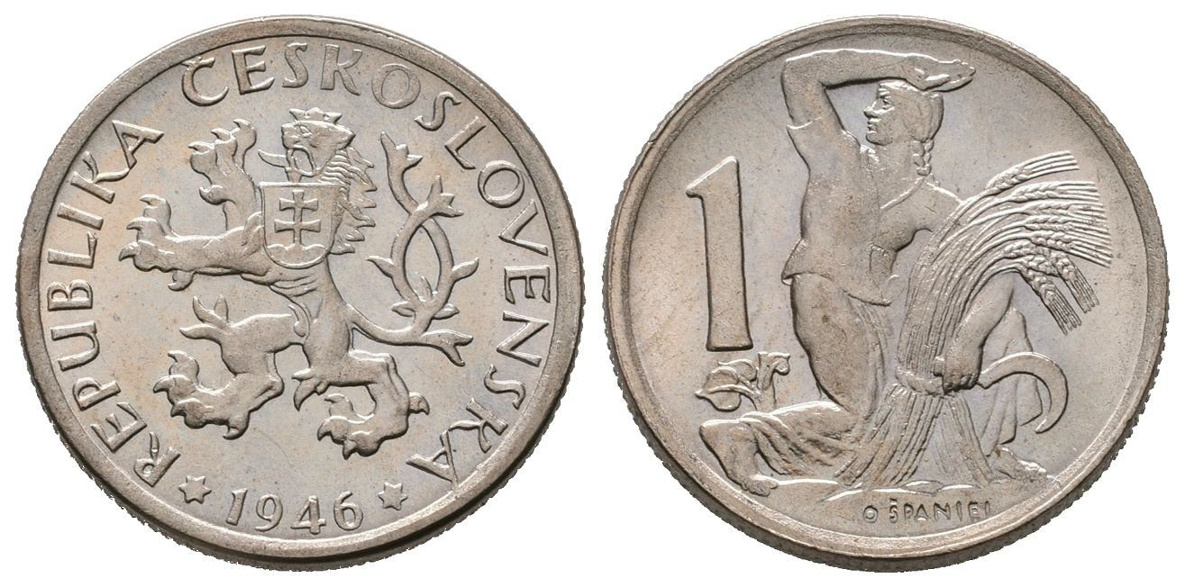 1 Koruna 1946