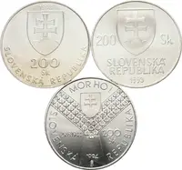 200 Sk 1993 - 150 let spisovné slovenštiny, Jan Kollár, 1994 - Normandie, — 1