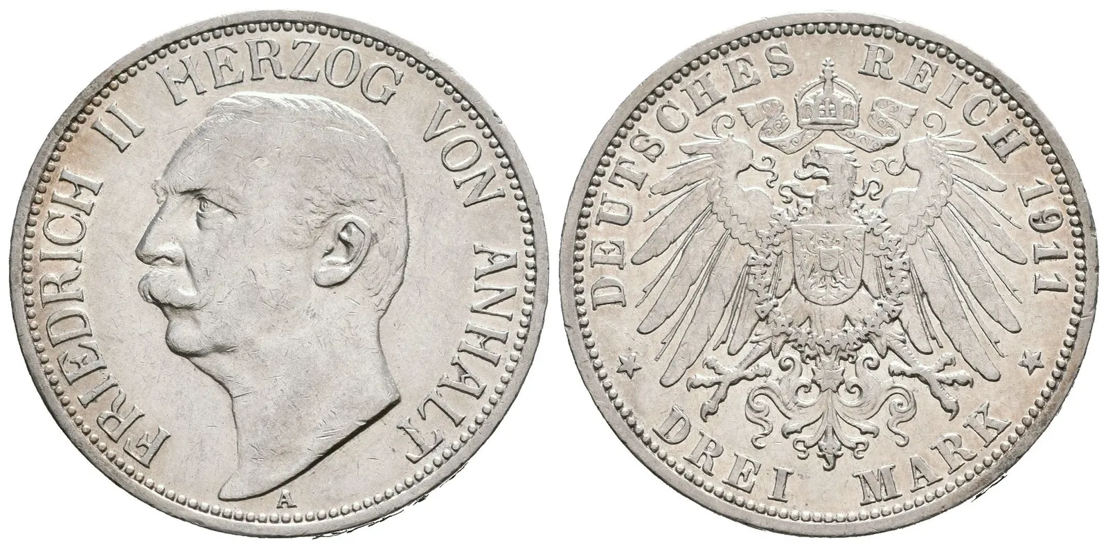 Anhalt, 3 Marka 1911 A